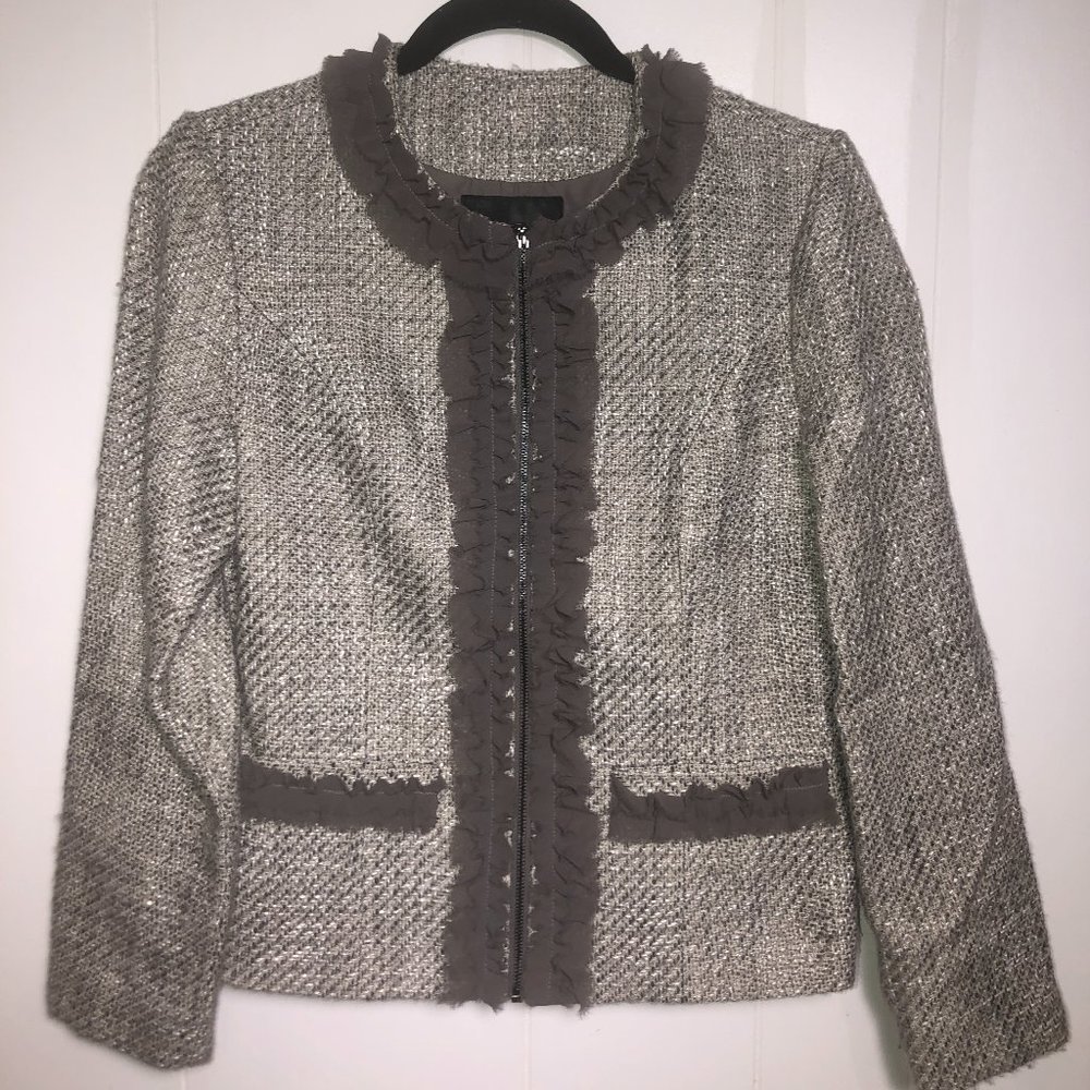 Womens Grey Blazer/Jacket. Size Small. Mac & Jac
